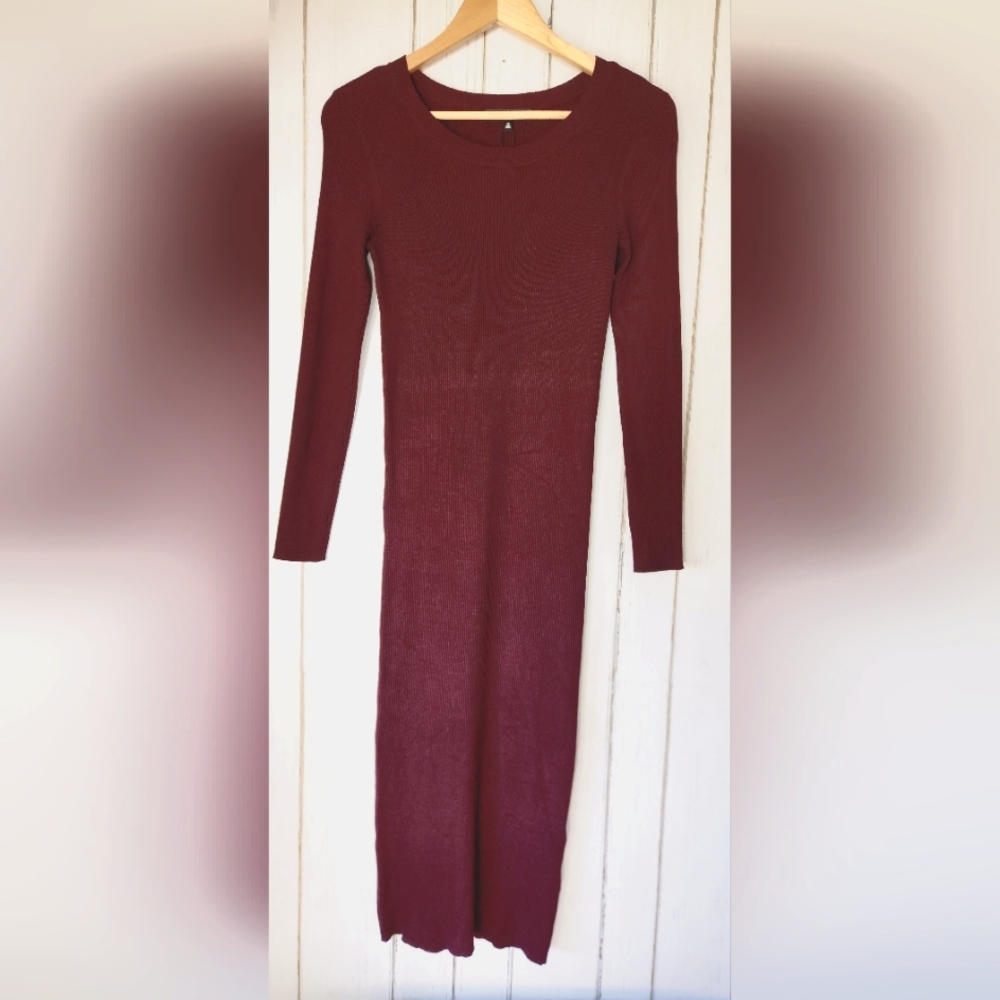 Knit Maxi Dynamite NWOT SZ S Burgundy